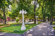 Белые фонари, Сад Эрмитаж, Москва